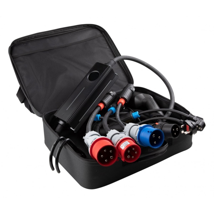 Utazási töltőállomás elektromos autókhoz 32A 16kW