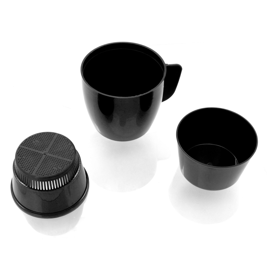 Utazó vízforraló/termosz 1 l 150W/12V fekete