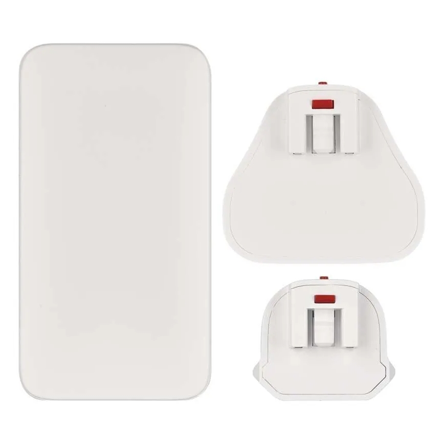 Utazóadapter cserélhető USB csatlakozófejekkel GaN 100-250V