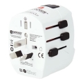 Utazóadapter PRO Light USB AC45PD - World, UK+USA+AUS/CN USB A+C 45W