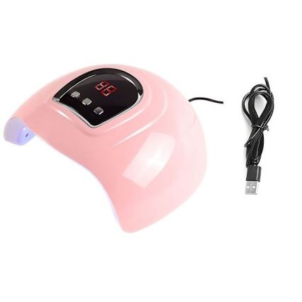 UV körömlámpa 54W/5V rózsaszín
