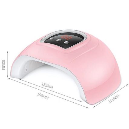 UV körömlámpa 54W/5V rózsaszín