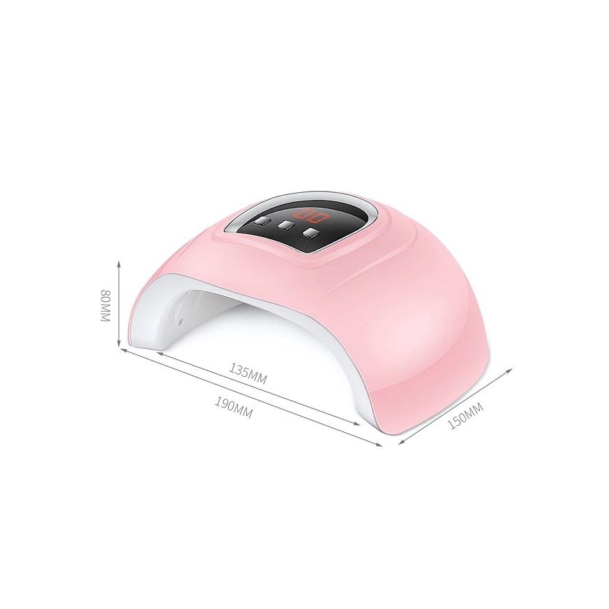 UV körömlámpa 54W/5V rózsaszín