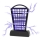UV rovarcsapda, 1000 mAh/5V, fekete