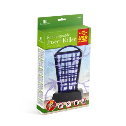 UV rovarcsapda, 1000 mAh/5V, fekete