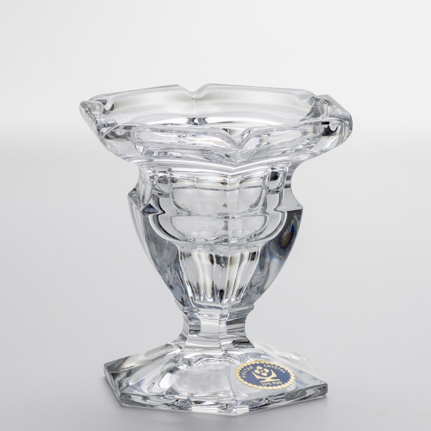 Üveg Gyertyatartó 12,5 cm