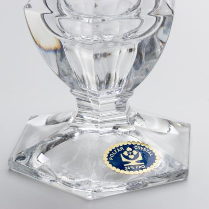 Üveg Gyertyatartó 12,5 cm