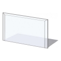 Üveg kandalló alá 1000x550x6 mm téglalap alakú