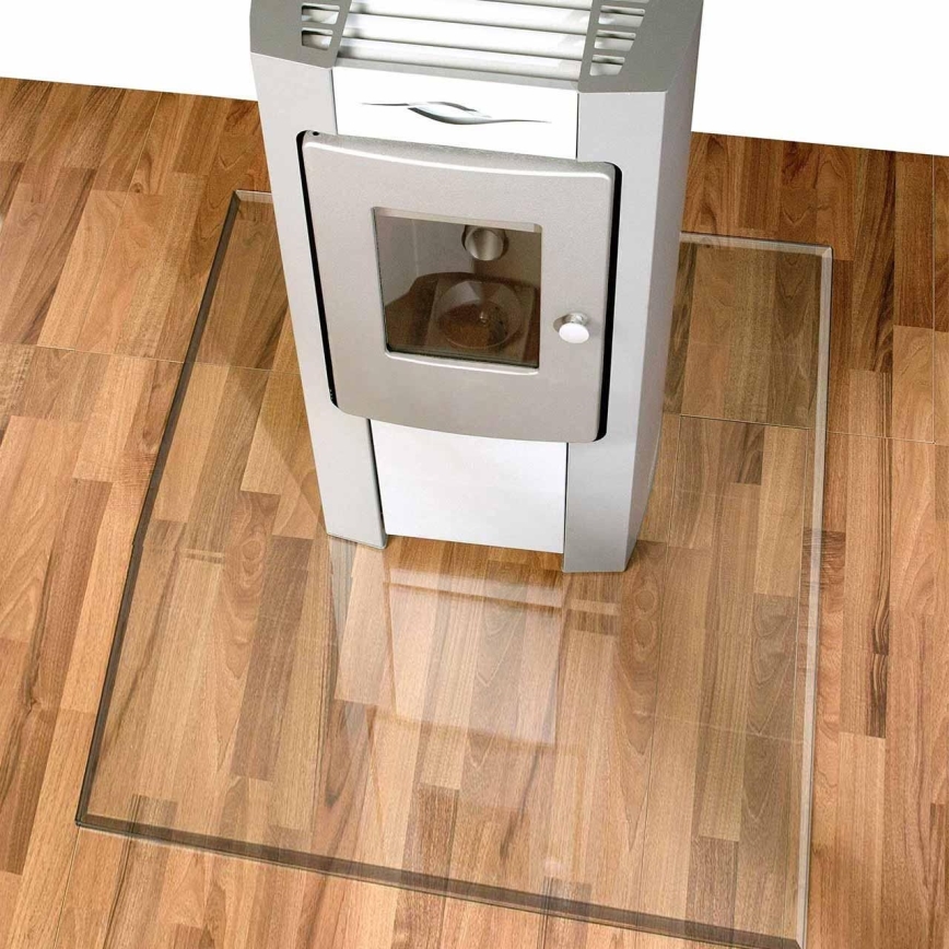 Üveg kandalló alá 1200x1000x8 mm téglalap