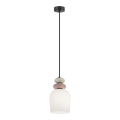 VALISIA kábelcsillár 3xE27/40W/230V bézs/olíva