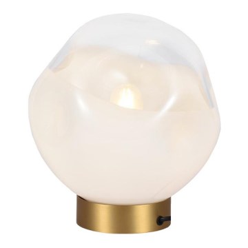 VANA asztali lámpa 1xE27/40W/230V krémszínű/aranyszínű