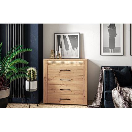 VANCO komód 94x92 cm artisan tölgy
