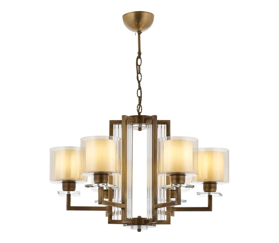 VARANA láncos csillár 6xE27/40W/230V bronz 301AUR1184