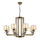 VARANA láncos csillár 8xE27/40W/230V bronzszínű