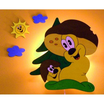 VARGÁNYÁK gyerek fali lámpa 1xE14/25W/220V