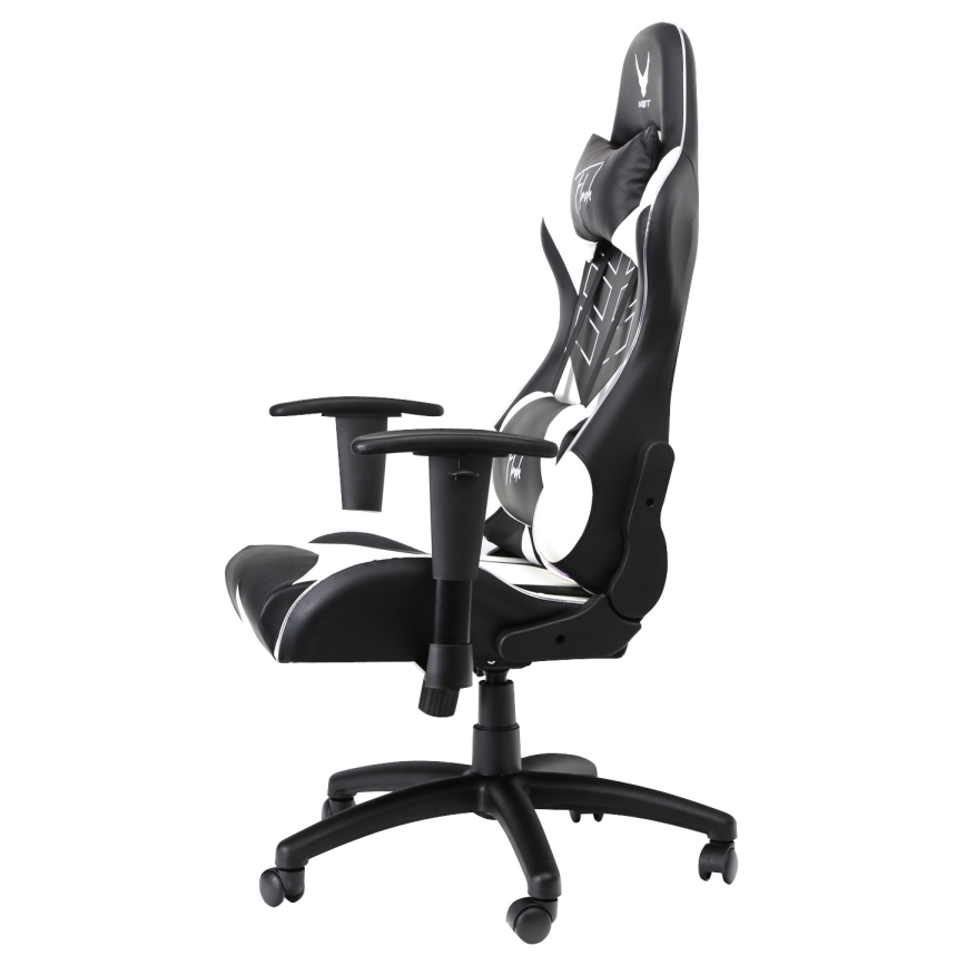 VARR Flash gaming szék LED RGB háttérvilágítással +távirányító fekete/fehér