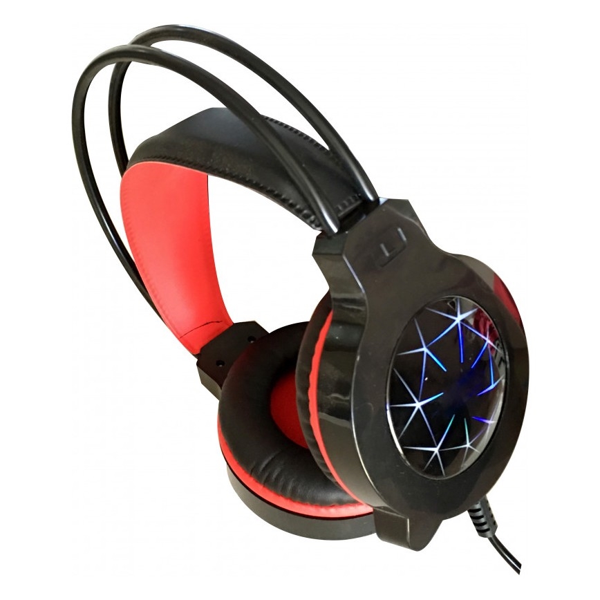 VARR Gaming LED fejhallgató mikrofonnal 3,5mm