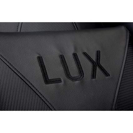 VARR Lux gamer szék LED RGB háttérvilágítással + távirányító fekete