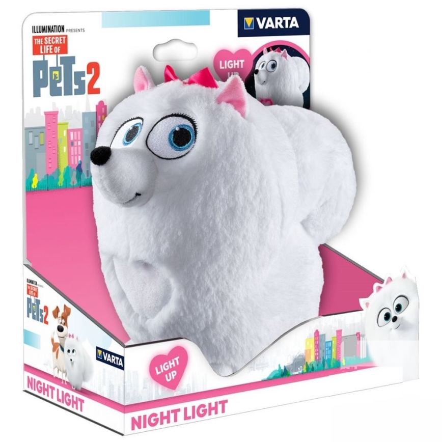Varta 15643 - LED Gyermeklámpa THE SECRET LIFE OF PETS LED/3xAAA