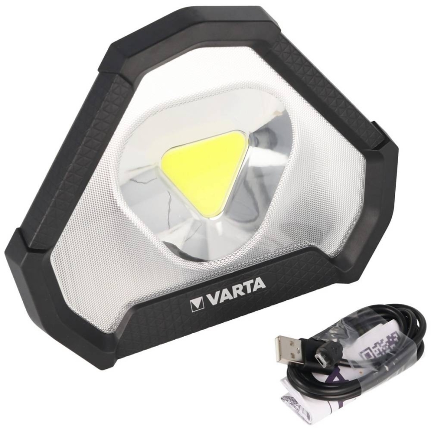Varta 18647101401 - LED hordozható munkalámpa WORK FLEX LED/12W/5V 5200 mAh IP54