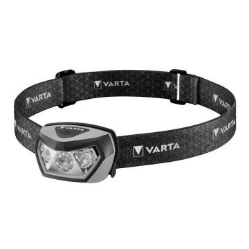 Varta 18650101401 - Vezeték nélküli töltésű, állítható fényerejű LED fejlámpa OUTDOOR SPORTS LED/5V 1800 mAh IPX7