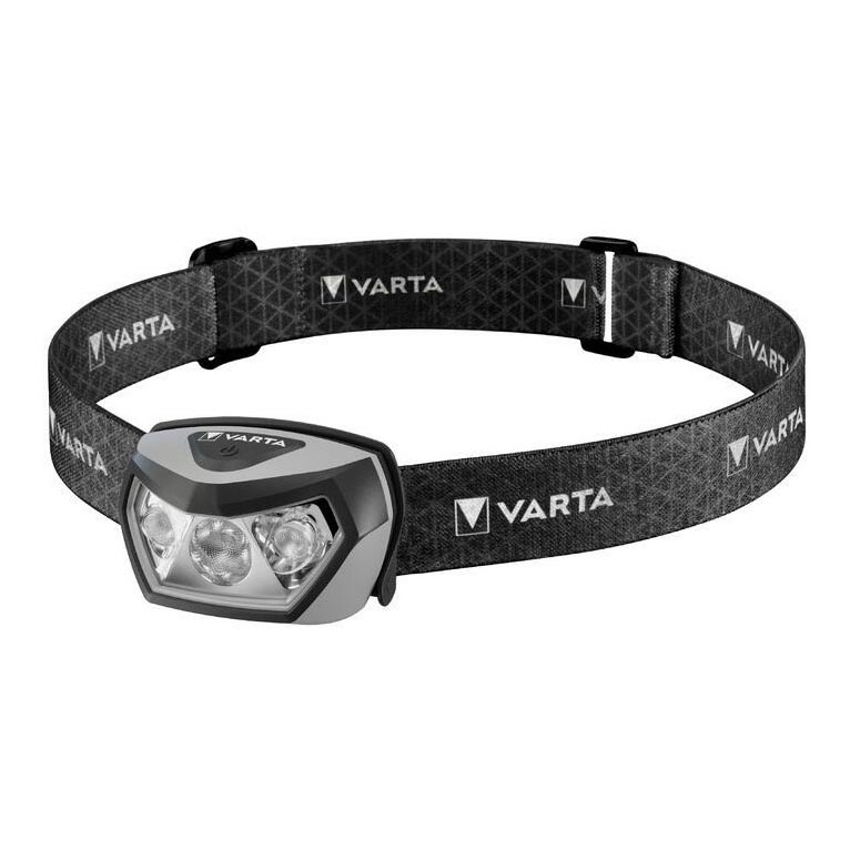 Varta 18650101401 - Vezeték nélküli töltésű, állítható fényerejű LED fejlámpa OUTDOOR SPORTS LED/5V 1800 mAh IPX7