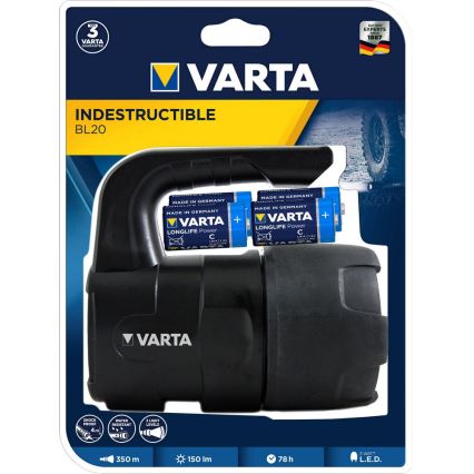 VARTA 18750 - LED Zseblámpa LED/3W/4xC