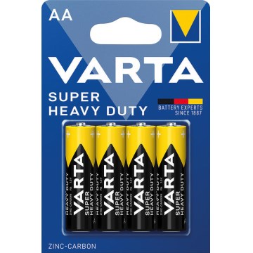 Varta 2006 - 4 db cink-szén elem SUPER HEAVY DUTY AA 1,5V