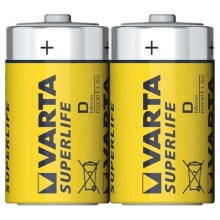 Varta 2020 - 2 db cink-szén elem SUPERLIFE D 1,5V