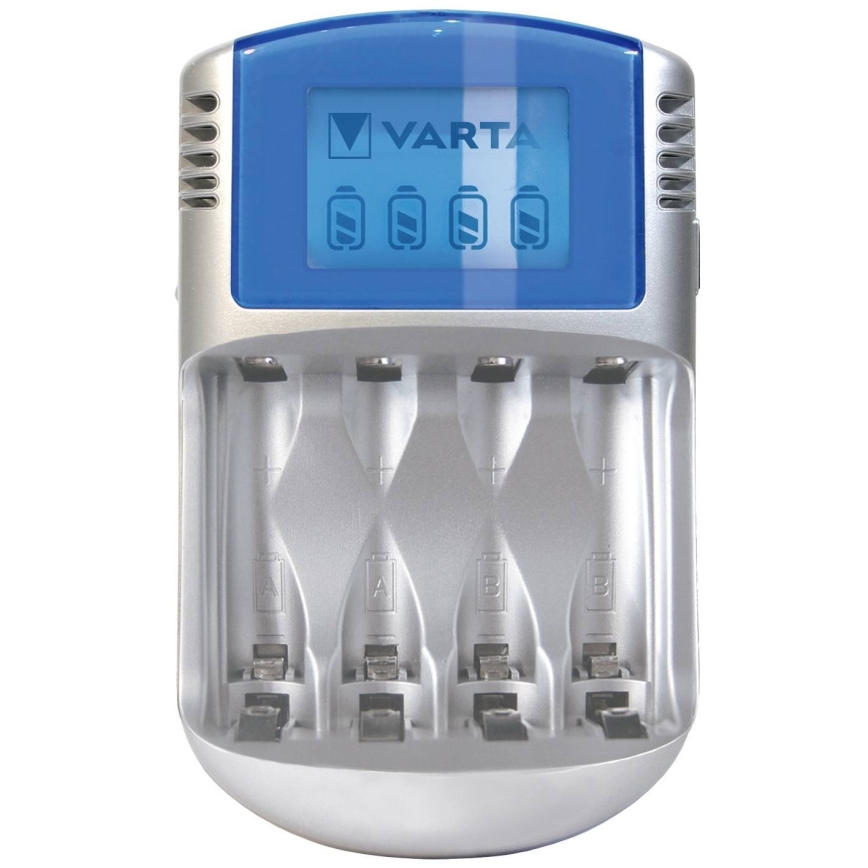 Varta 57070201451 - LCD akkumulátortöltő 4xAA/AAA 2600mAh 5V