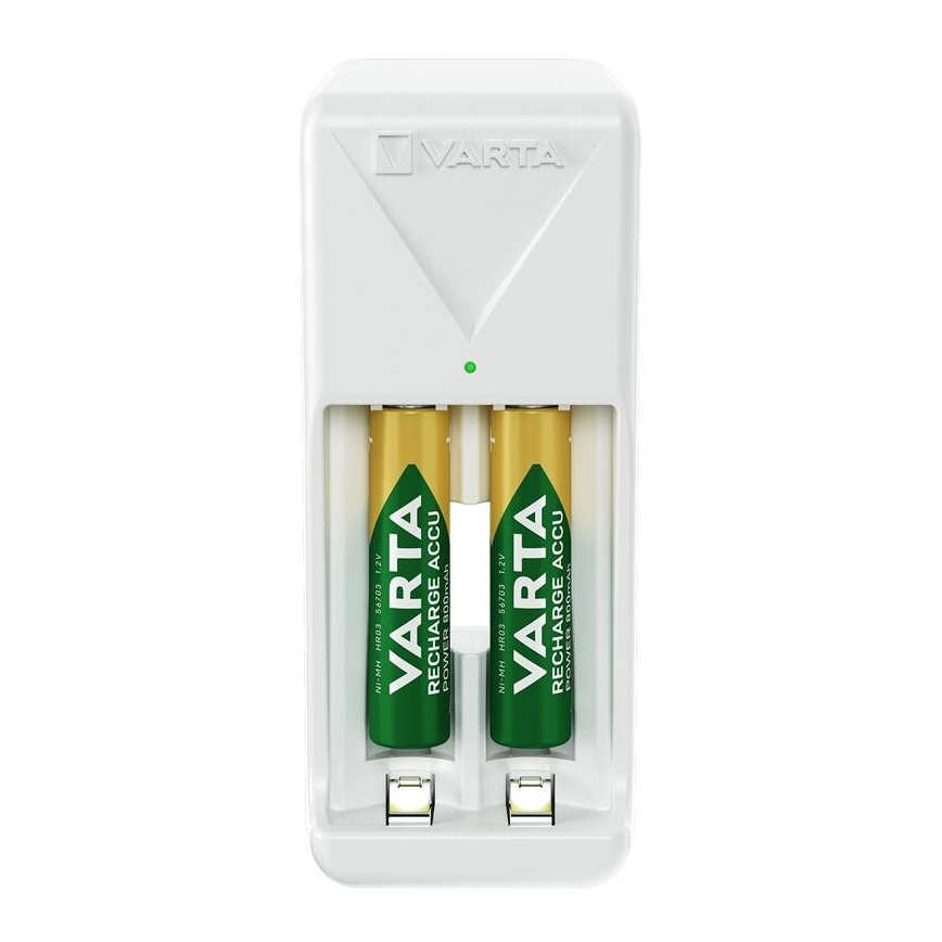 Varta 57656201421 - Akkumulátortöltő 2xAA/AAA 800 mAh 230V
