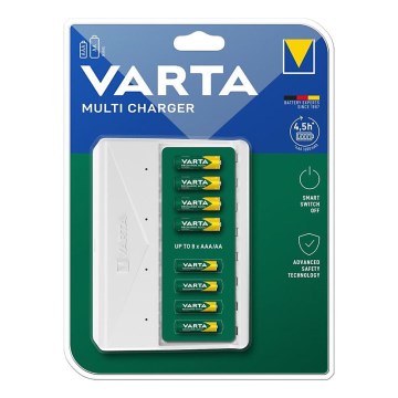 Varta 57659101401 - Akkumulátortöltő 8xAA/AAA 5V