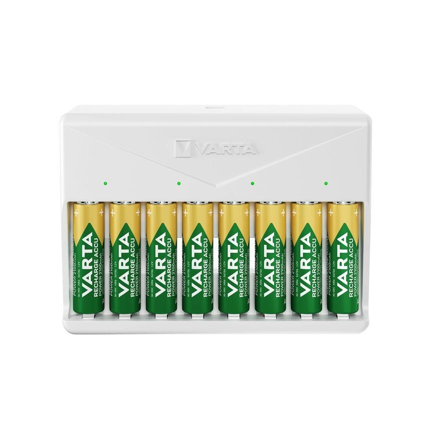 Varta 57659101401 - Akkumulátortöltő 8xAA/AAA 5V