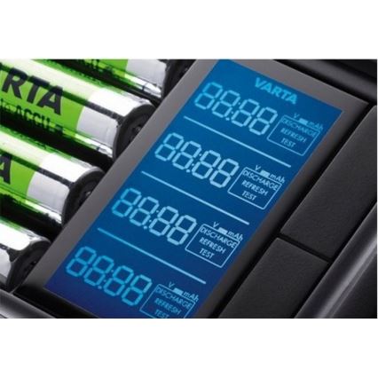 VARTA 57675 - LCD Ultra gyors töltő 4xAA/AAA töltés 15 perc