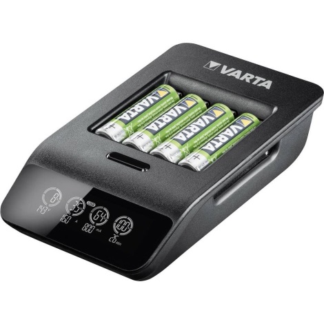 VARTA 57684 - LCD Smart töltő 4xAA/AAA töltés 1,5h