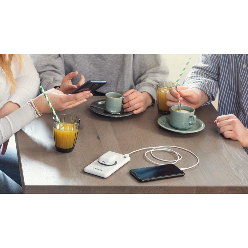 Varta 57913101111 - ENERGY 10000mAh/3x2,4V vezeték nélküli töltésű Power Bank