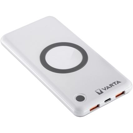 Varta 57913101111 - ENERGY 10000mAh/3x2,4V vezeték nélküli töltésű Power Bank
