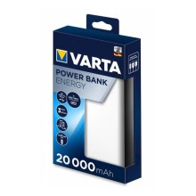 Varta 57978101111  - Power Bank ENERGY 20000mAh/2,4V fehér