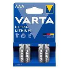 Varta 6106301404 - 4 db Lítium elem ULTRA AA 1,5V