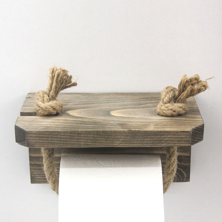 Vécépapír tartó 10x17 cm fenyő