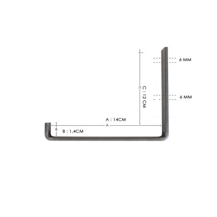 Vécépapír tartó 12x14 cm