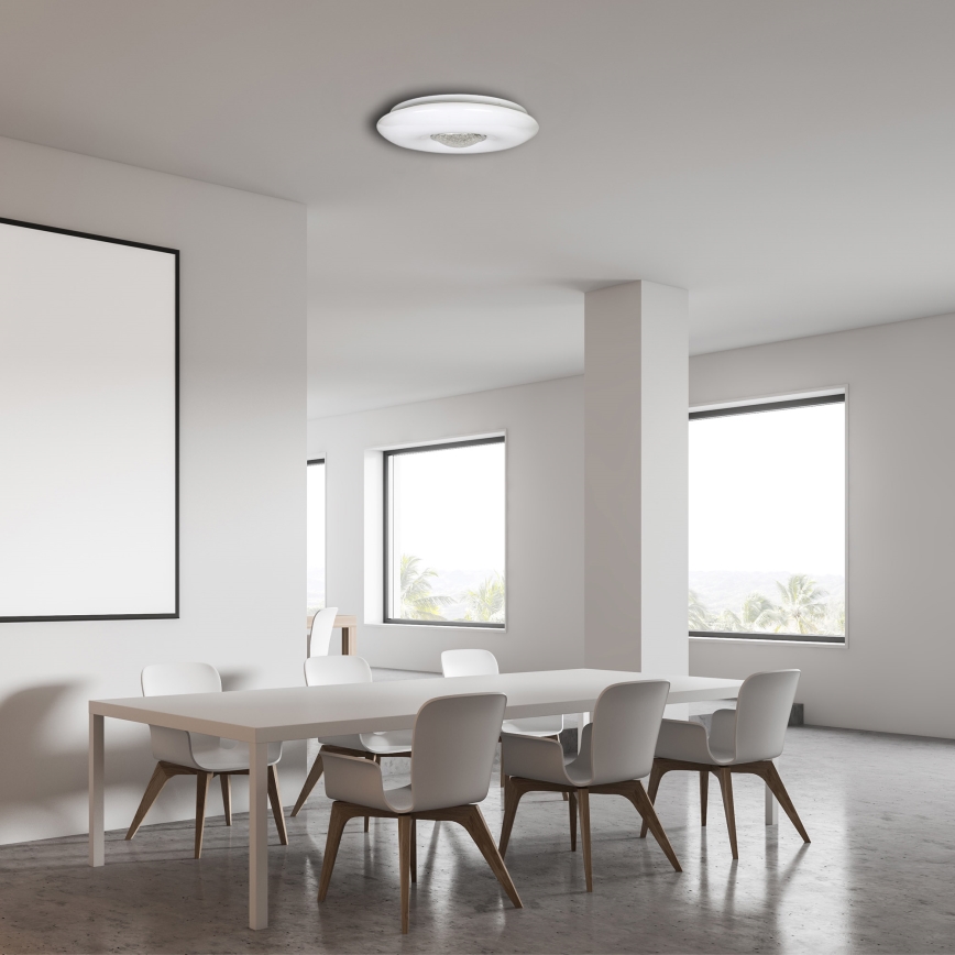 LED Dimmeres mennyezeti lámpa VELA LED/24W/230V + távirányító