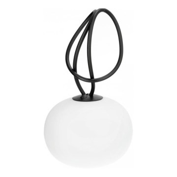 VENEZIA dimmelhető, újratölthető kültéri LED lámpa LED/1,5W/5V 2500K IP54 2600 mAh fekete