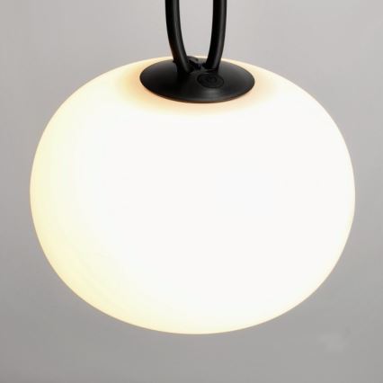 VENEZIA dimmelhető, újratölthető kültéri LED lámpa LED/1,5W/5V 2500K IP54 2600 mAh fekete