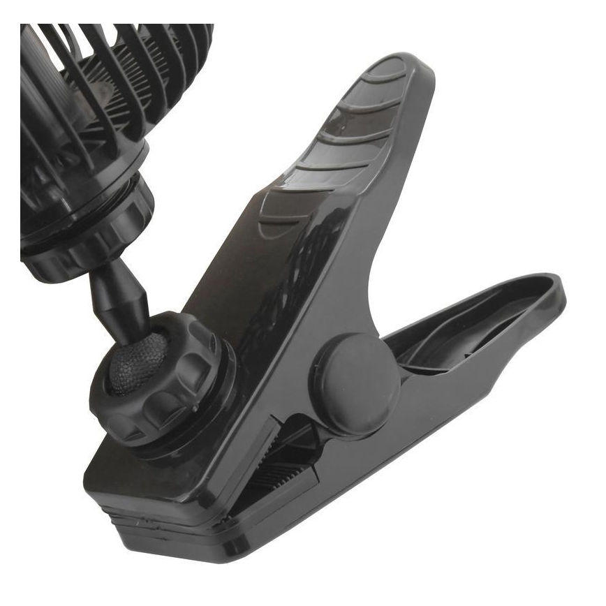 Ventilátor klipsszel USB 4W/5V fekete