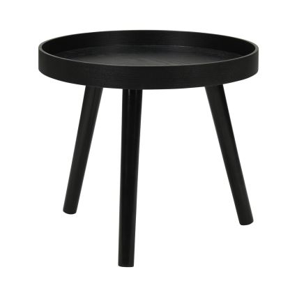 VERDE dohányzóasztal szett, 2 db, Ø 60/38 cm, fekete