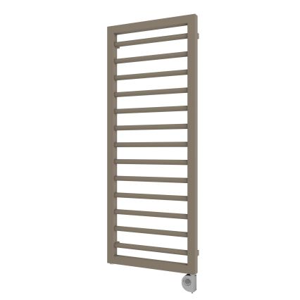 Vertaduro - ADEL fürdőszobai törölközőszárító radiátor termosztáttal 600W 128x50 cm taupe
