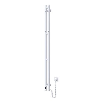 Vertaduro - Elektromos törölközőszárító termosztáttal VEO 106W/230V 150x9 cm IP44 fehér jobb oldali