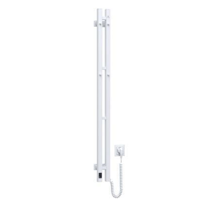 Vertaduro - Elektromos törölközőszárító termosztáttal VEO 70W/230V 120x9 cm IP44 fehér jobb oldali
