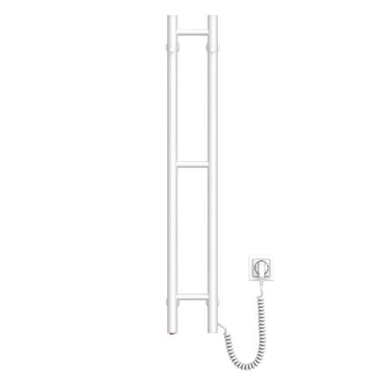 Vertaduro - Elektromos törölközőszárító VEO 46W/230V 100x16 cm IP44 fehér jobbos